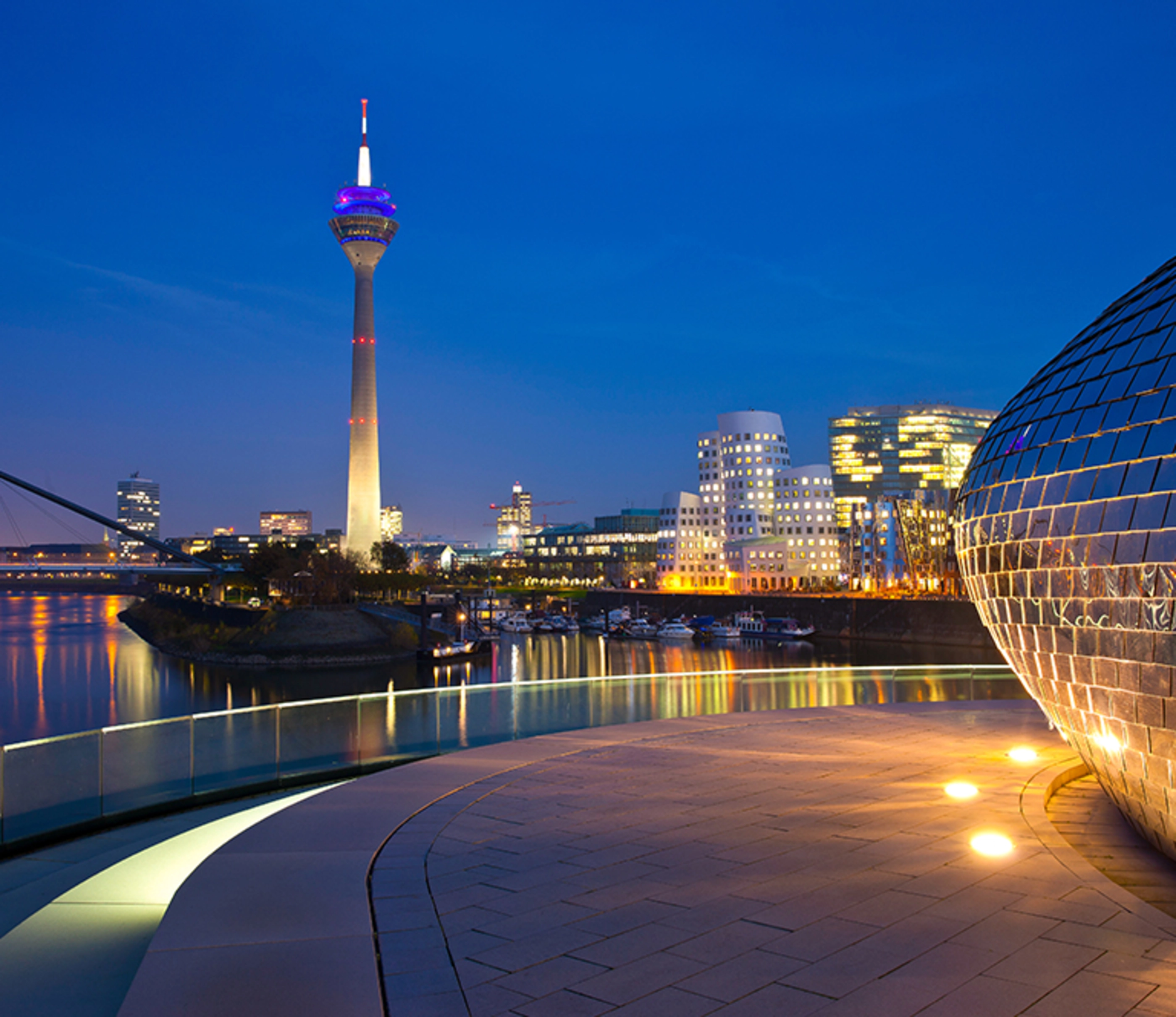 Dusseldorf Harbor, Germany.