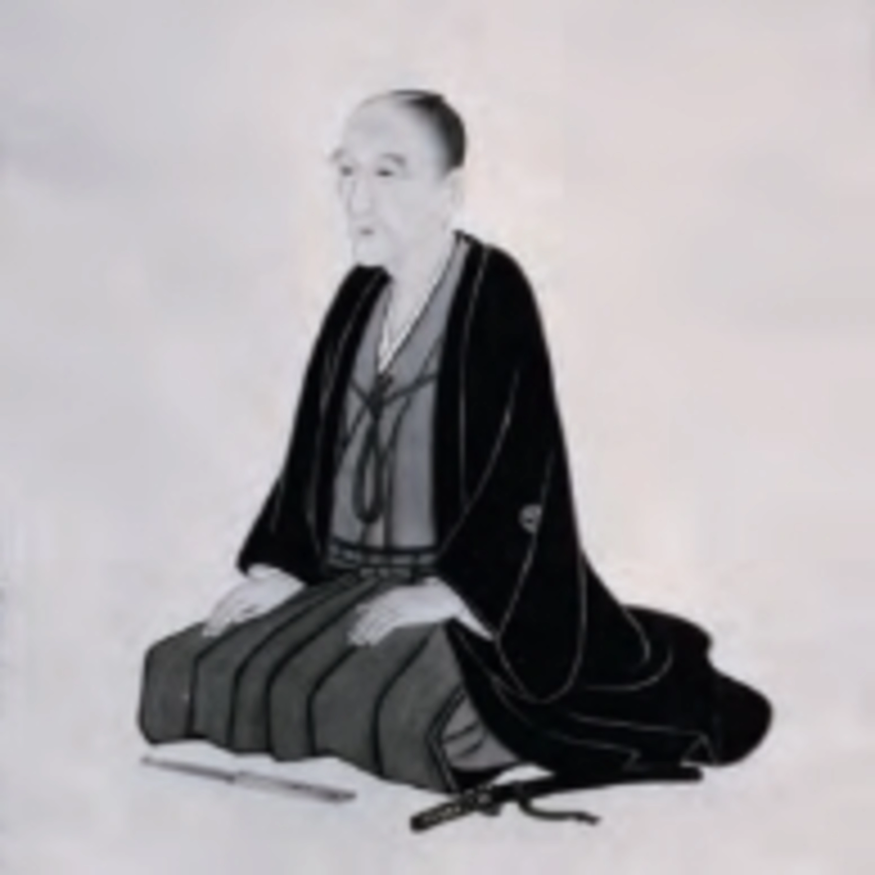 Founding Drawing of founder Denbei Nagase.