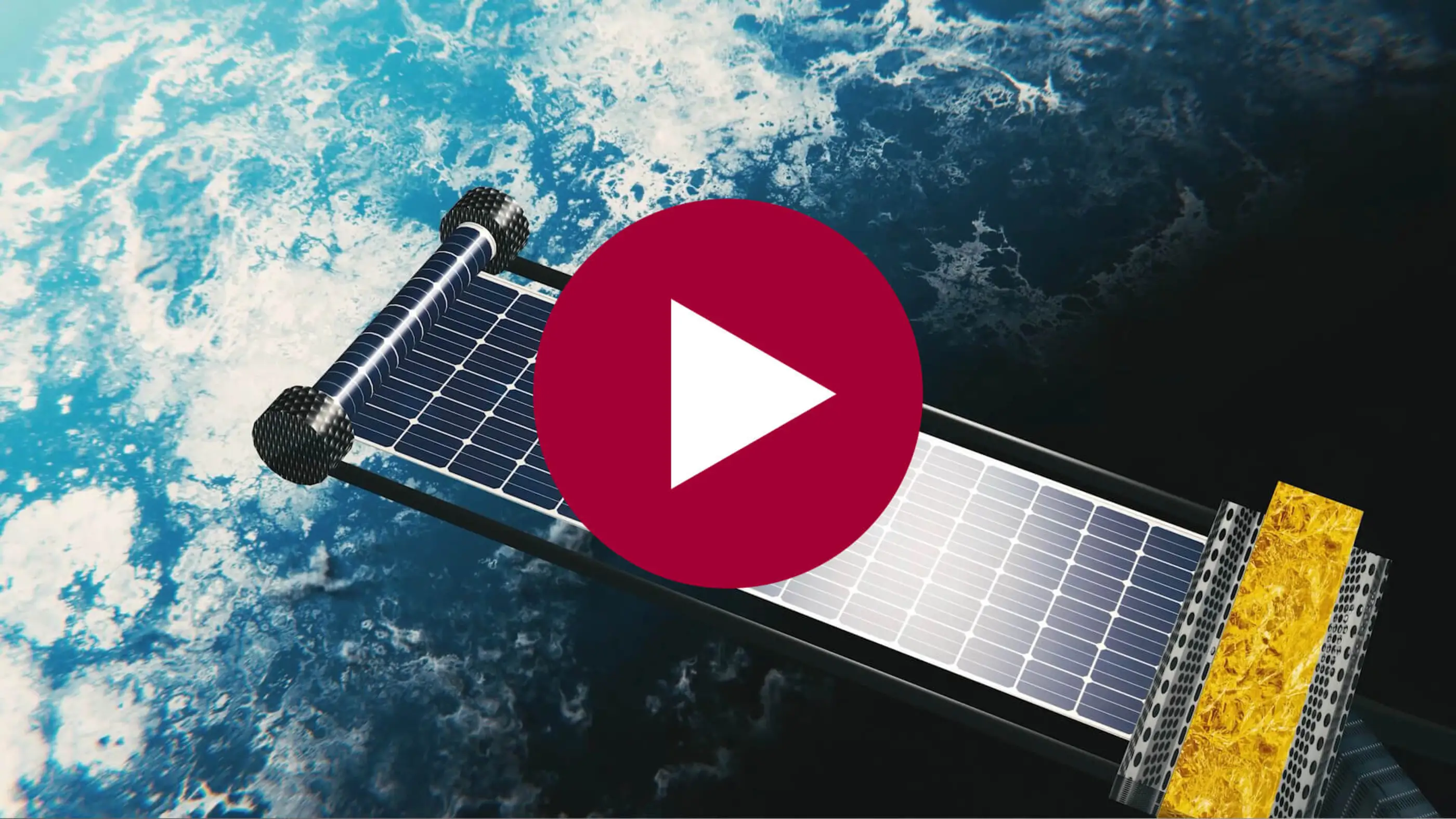 Xenomax solar array in space