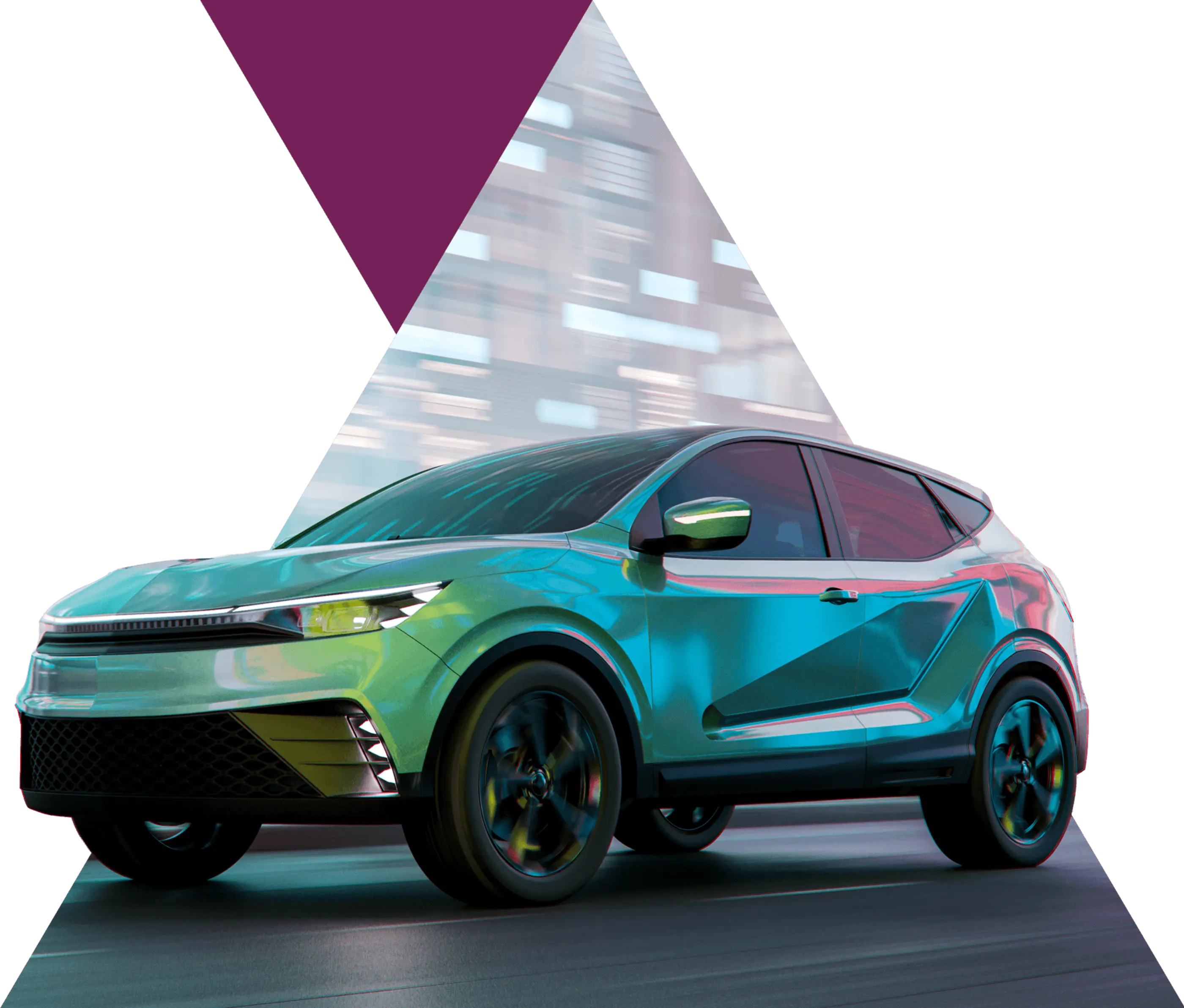 green suv