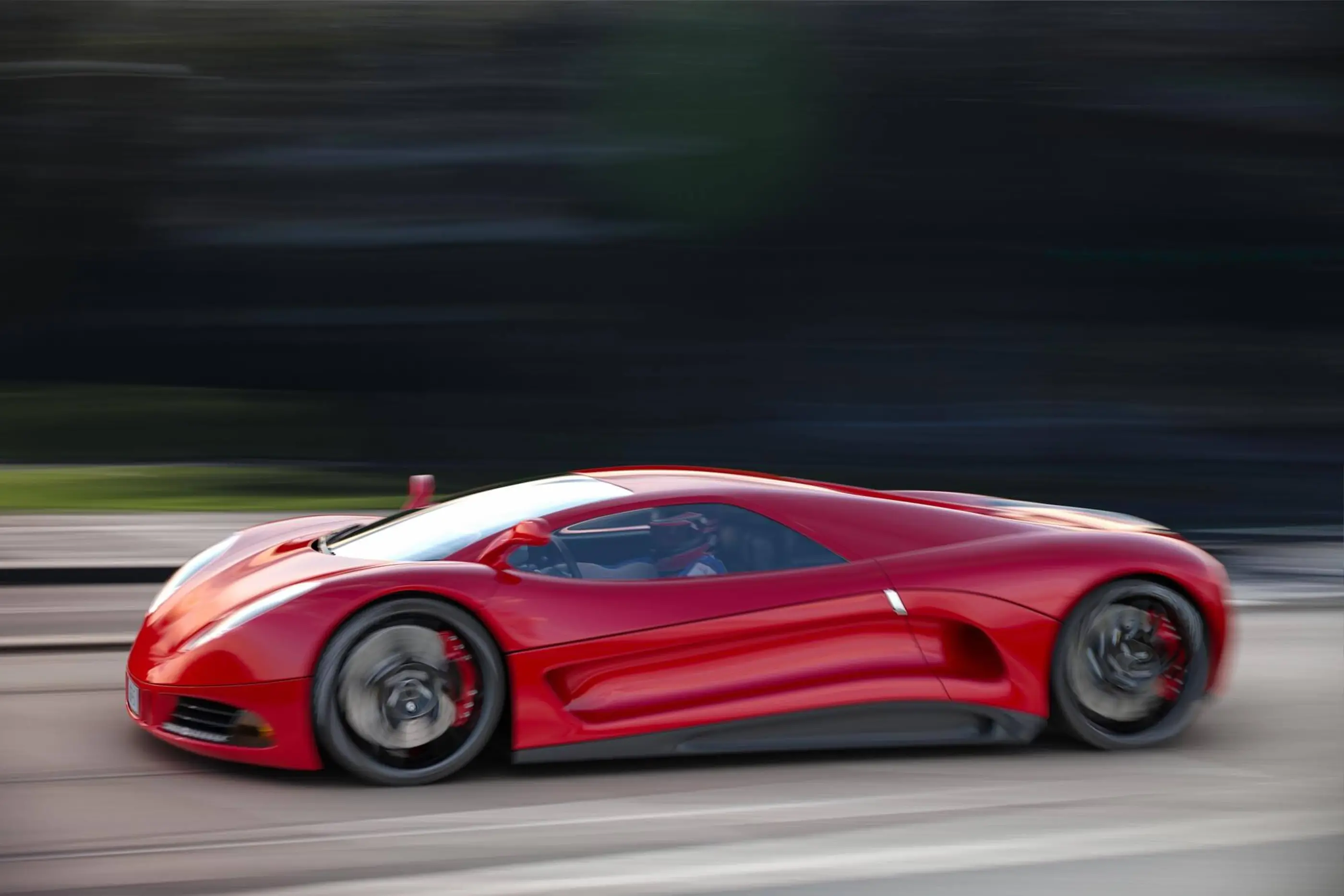 red sports car