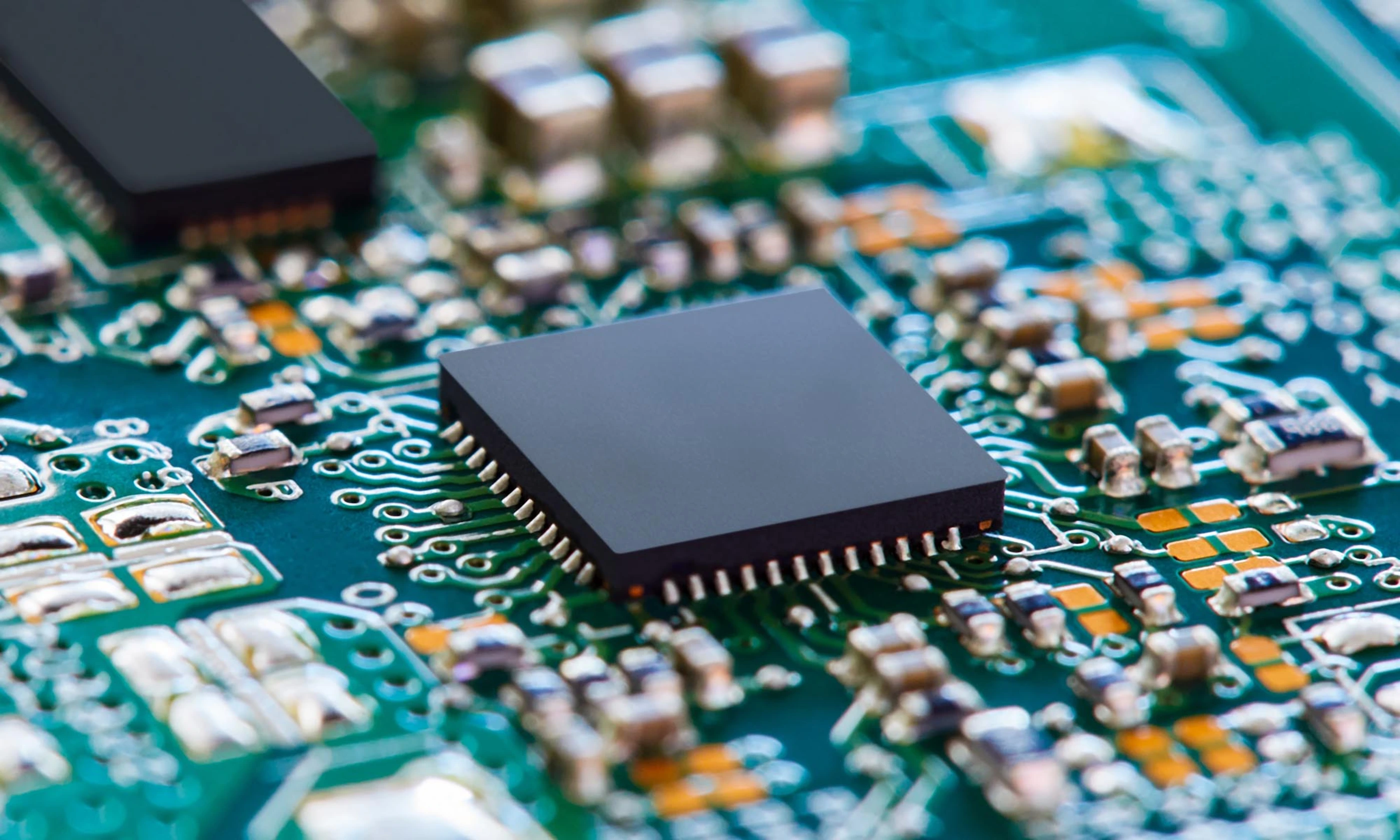 Computer Repair, CPU, Fan, PC, and electronic components on a computer motherboard. computer parts