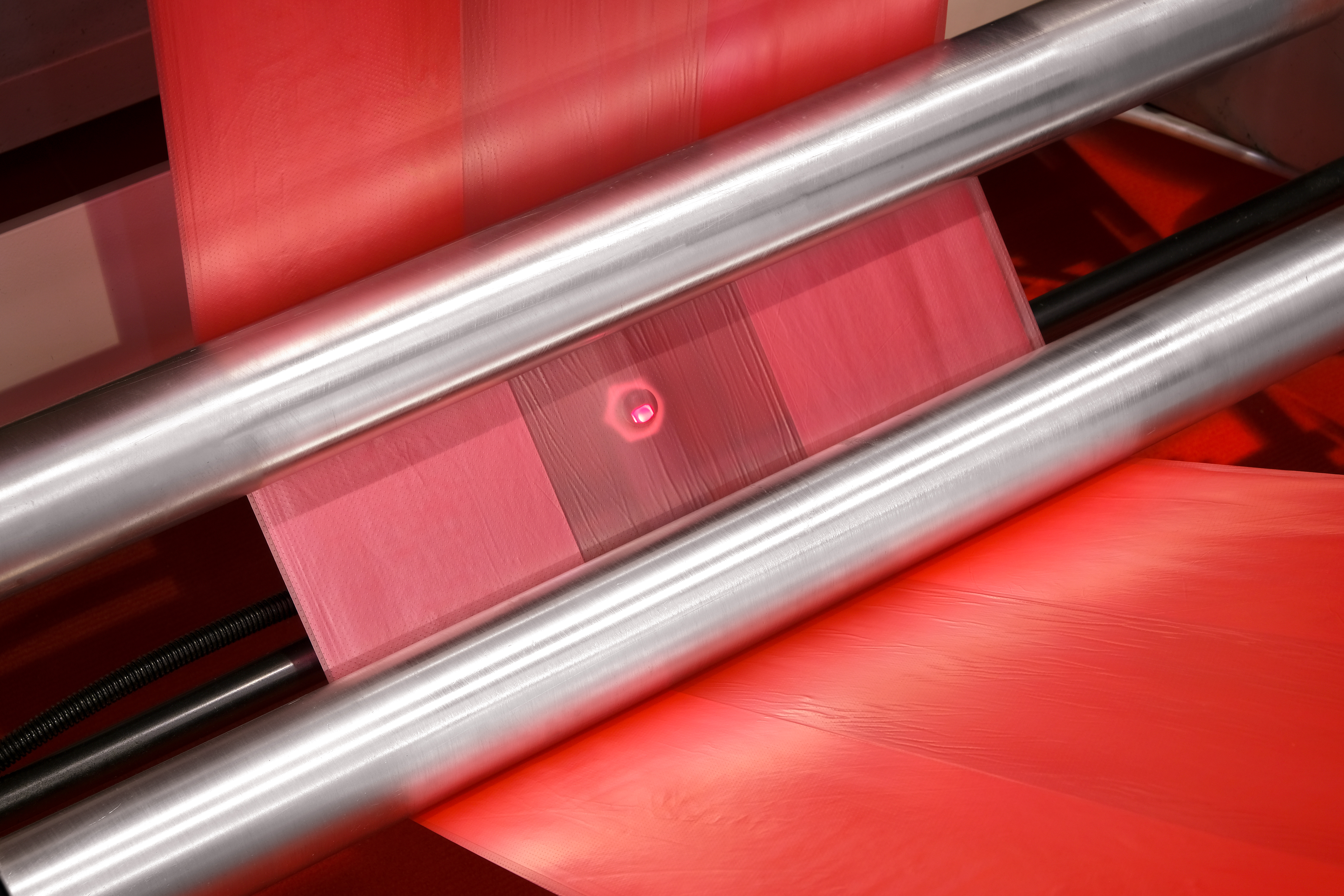 labels manufacturing on flexo printing machine